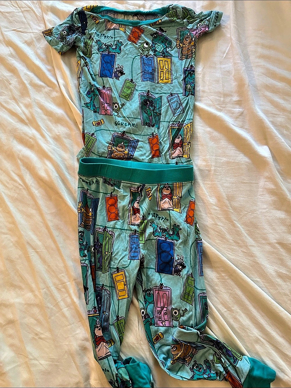 Little Sleepies Disney Pixar Monsters Pajama Set
